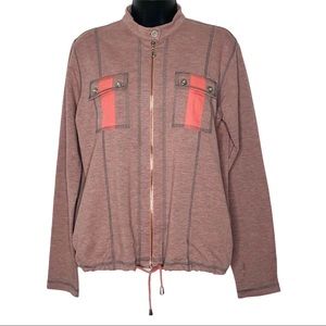 C.A. SPORT french terry cargo bomber jacket | M